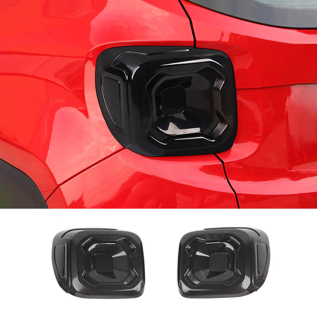 For 2019+ Jeep Renegade Exterior Rear Light Tail Lamp Cover Trim Decor (2 pcs)