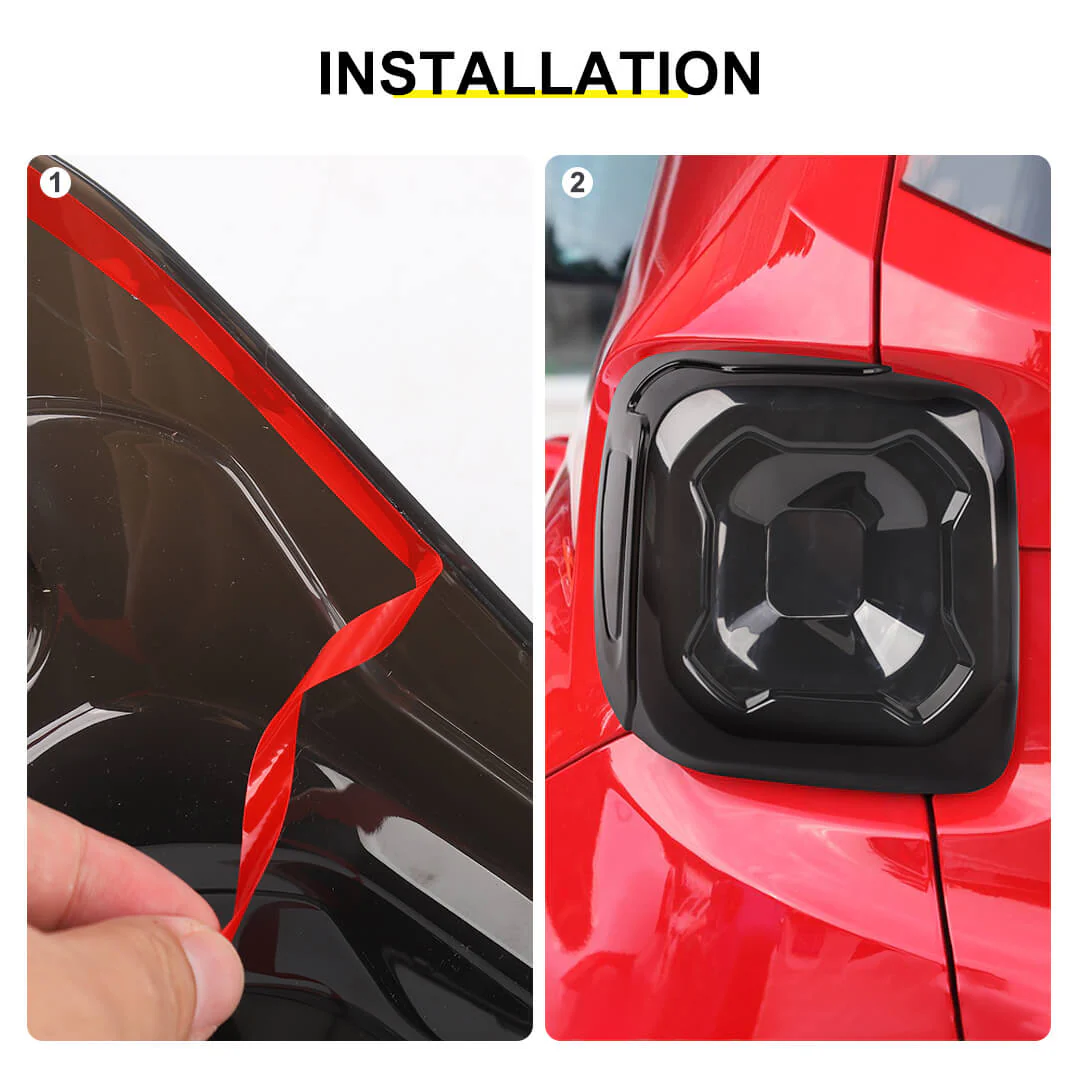 For 2019+ Jeep Renegade Exterior Rear Light Tail Lamp Cover Trim Decor (2 pcs) - Image 6