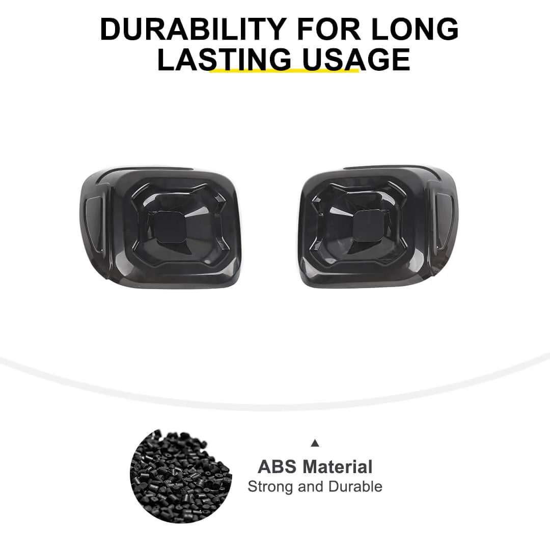 For 2019+ Jeep Renegade Exterior Rear Light Tail Lamp Cover Trim Decor (2 pcs) - Image 8