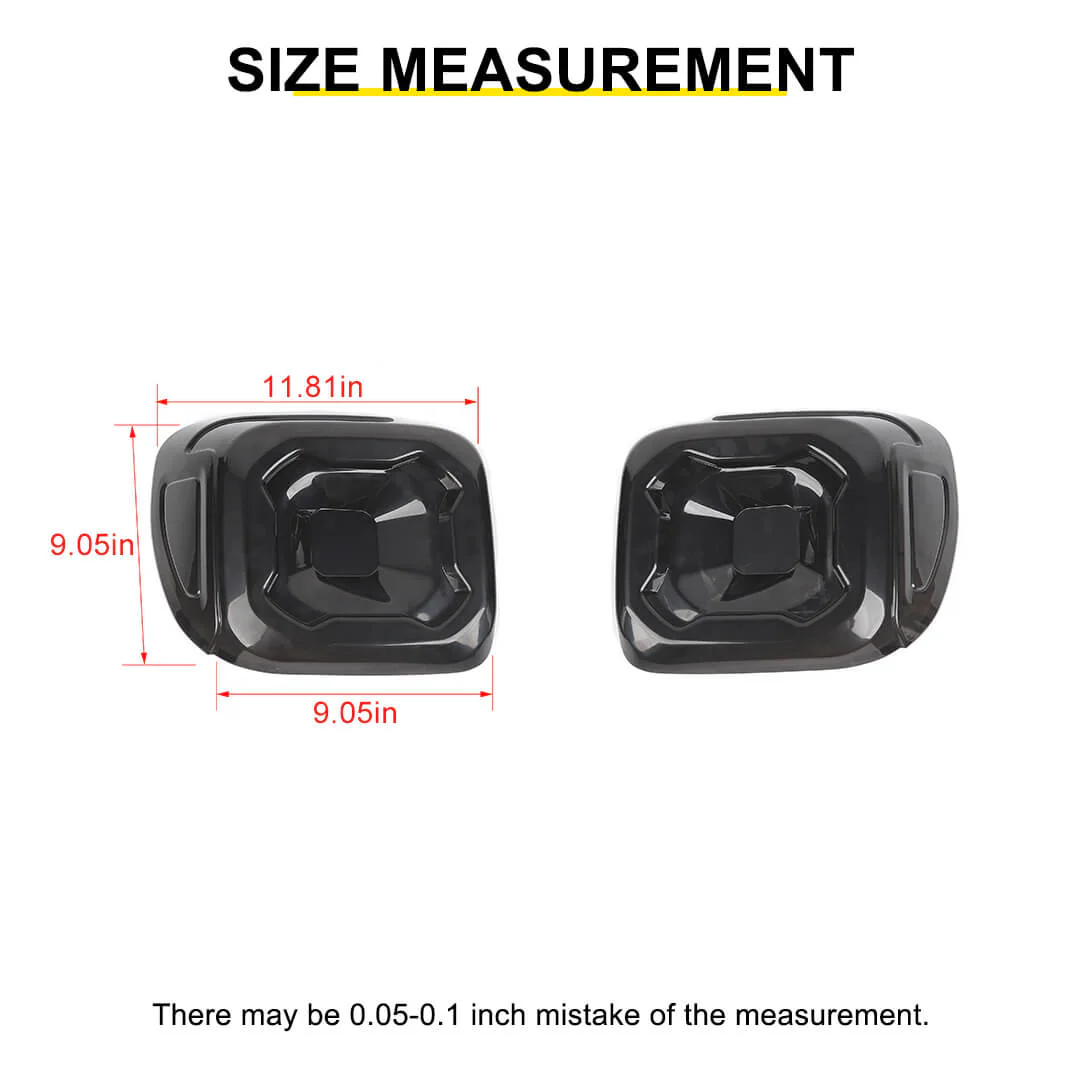 For 2019+ Jeep Renegade Exterior Rear Light Tail Lamp Cover Trim Decor (2 pcs) - Image 9