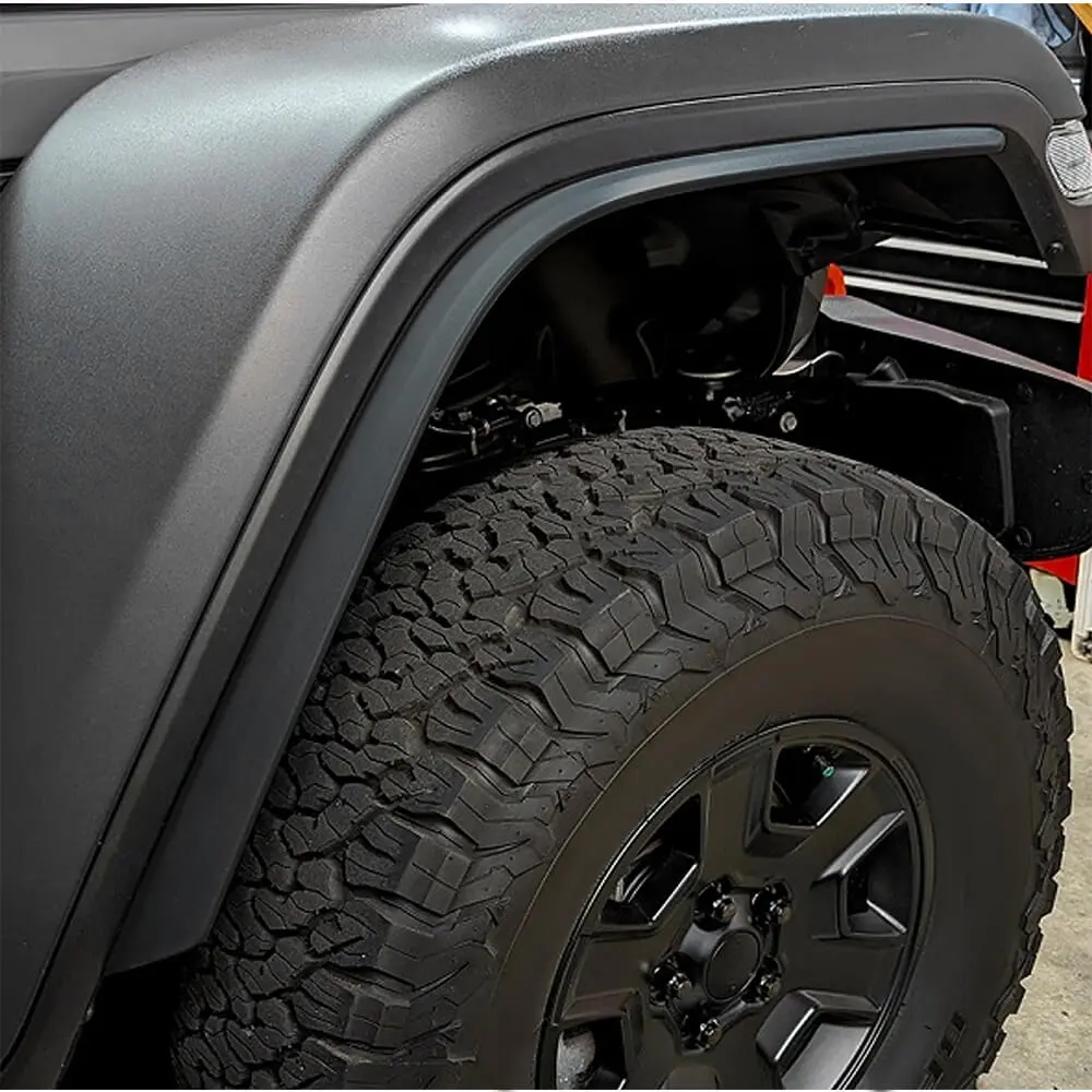 For 2020+ Jeep Gladiator JT Front & Rear Fender Flares Extensions - Image 4