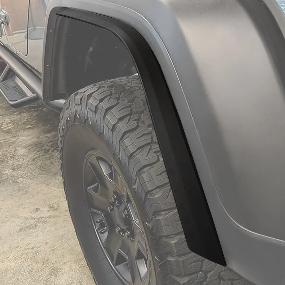 For 2020+ Jeep Gladiator JT Front & Rear Fender Flares Extensions - Image 5