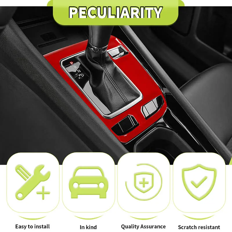 For 2021-2024 Jeep Compass Center Console Gear Shift Panel Cover Trim - Image 10