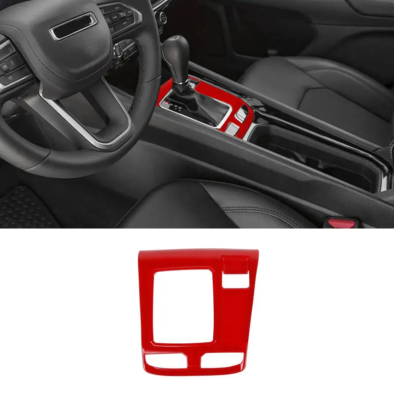 For 2021-2024 Jeep Compass Center Console Gear Shift Panel Cover Trim - Image 13