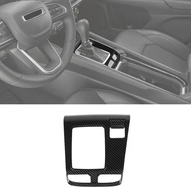 For 2021-2024 Jeep Compass Center Console Gear Shift Panel Cover Trim - Image 15
