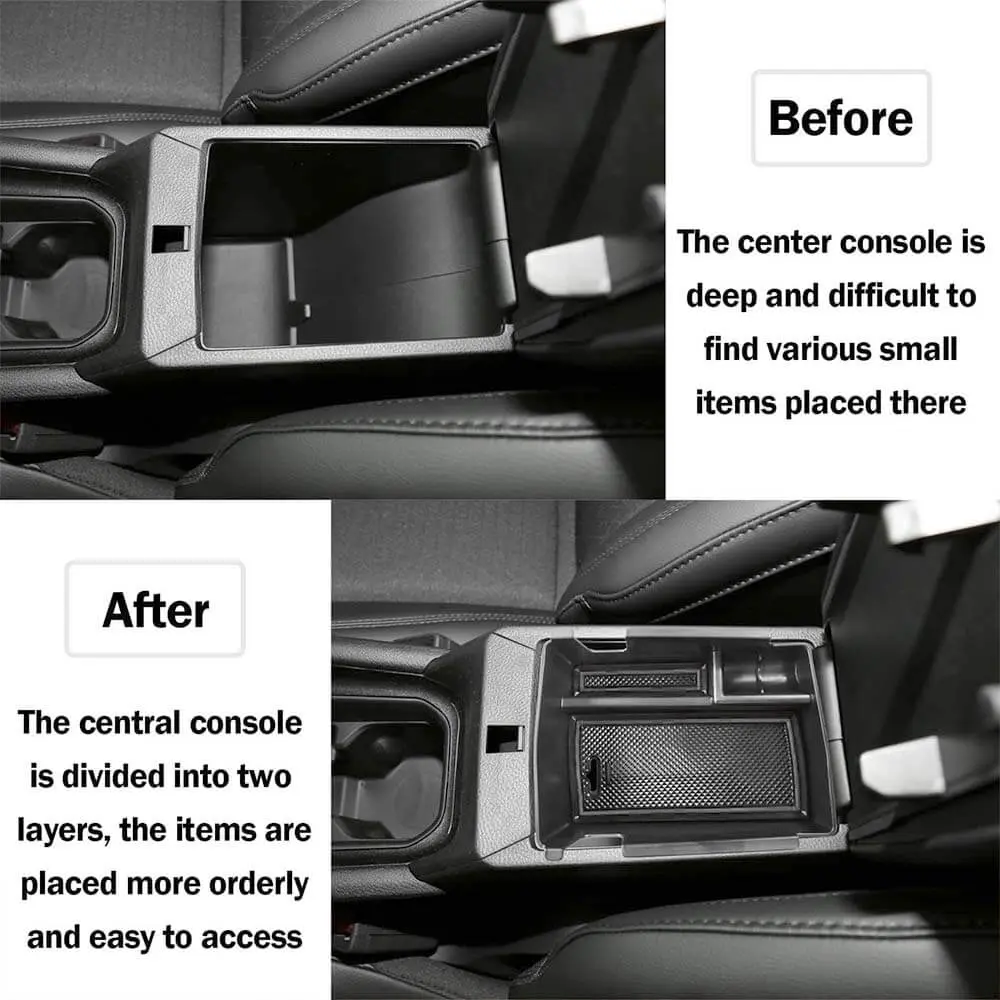 For 2021-2025 Jeep Compass Center Console Armrest Box Storage Box Holder - Image 2