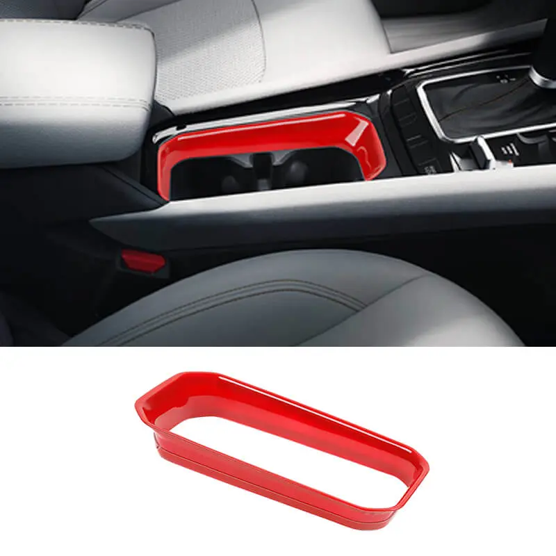 For 2021-2025 Jeep Compass Central Water Cup Holder Ring Cover Trim - Image 15