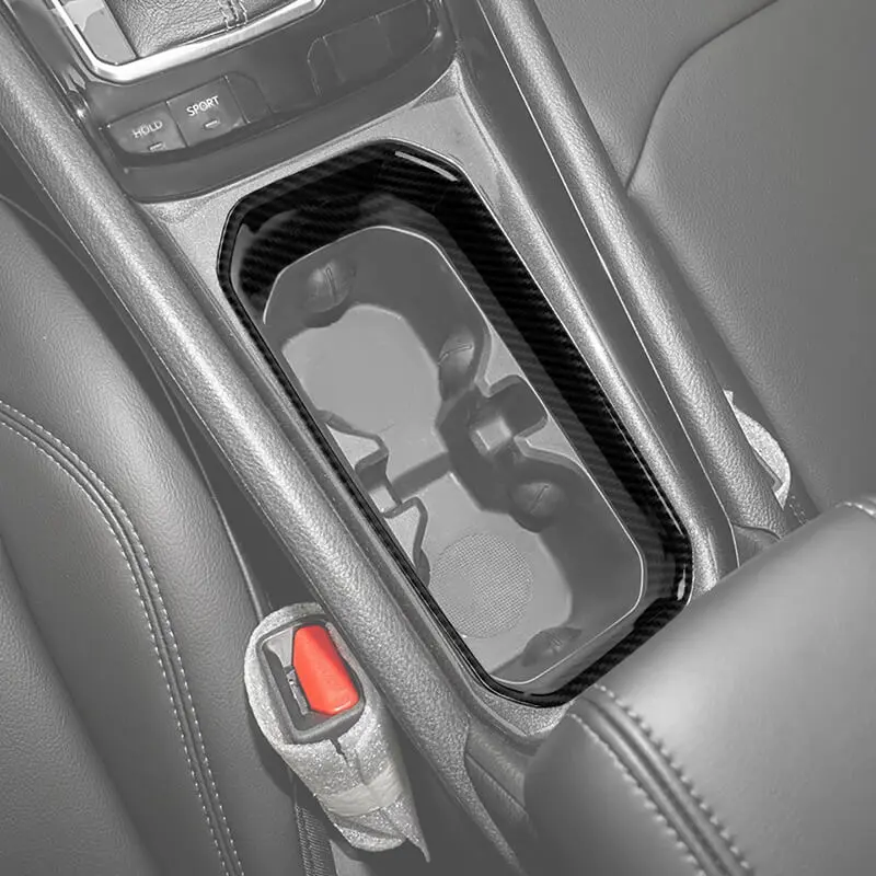 For 2021-2025 Jeep Compass Central Water Cup Holder Ring Cover Trim - Image 4