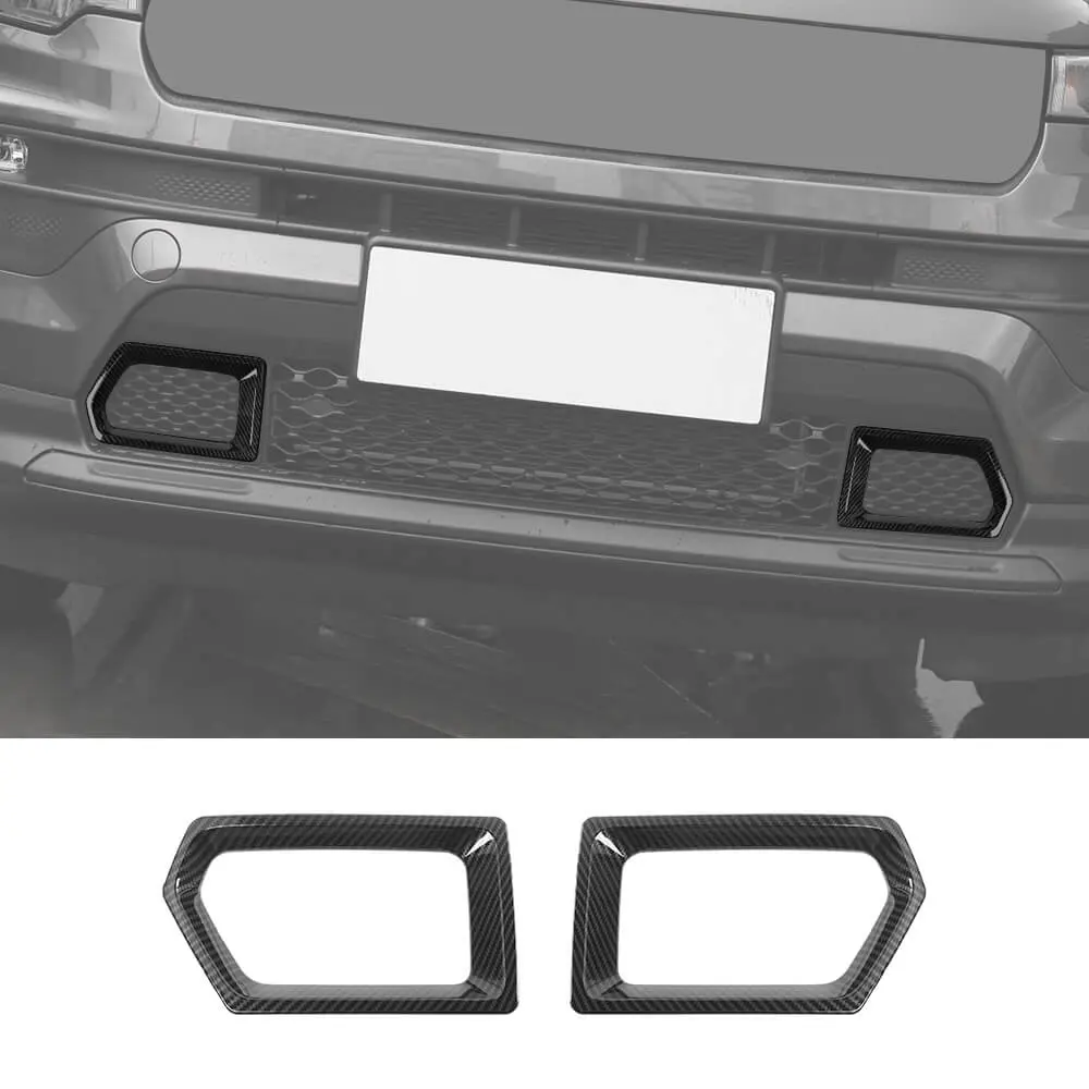 For 2021-2025 Jeep Compass Front Bumper Grill Frame Bezel Cover Decoration Trim - Image 10