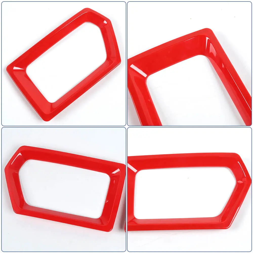 For 2021-2025 Jeep Compass Front Bumper Grill Frame Bezel Cover Decoration Trim - Image 9