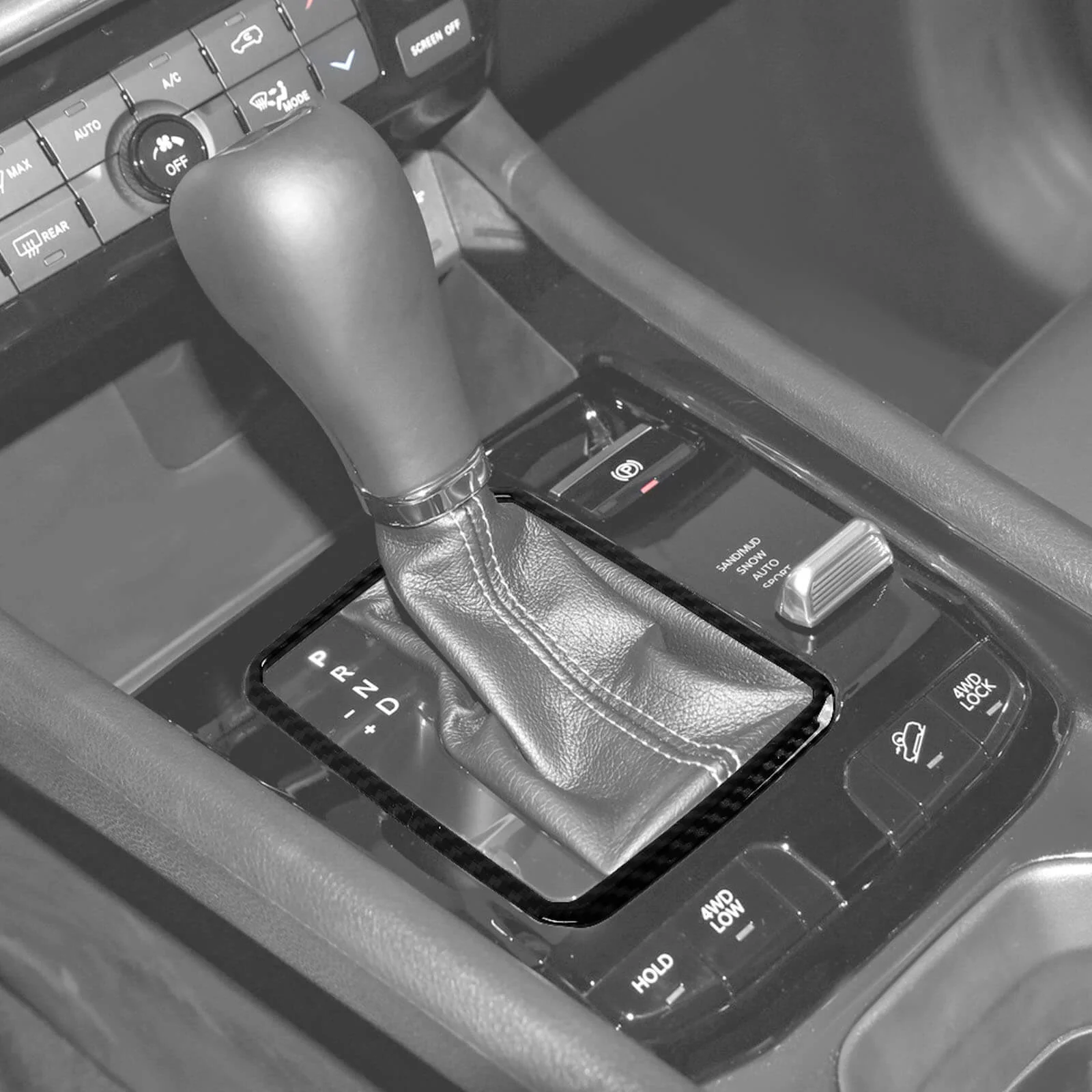 For 2021-2025 Jeep Compass Gear shift selector Frame Cover Trim - Image 3