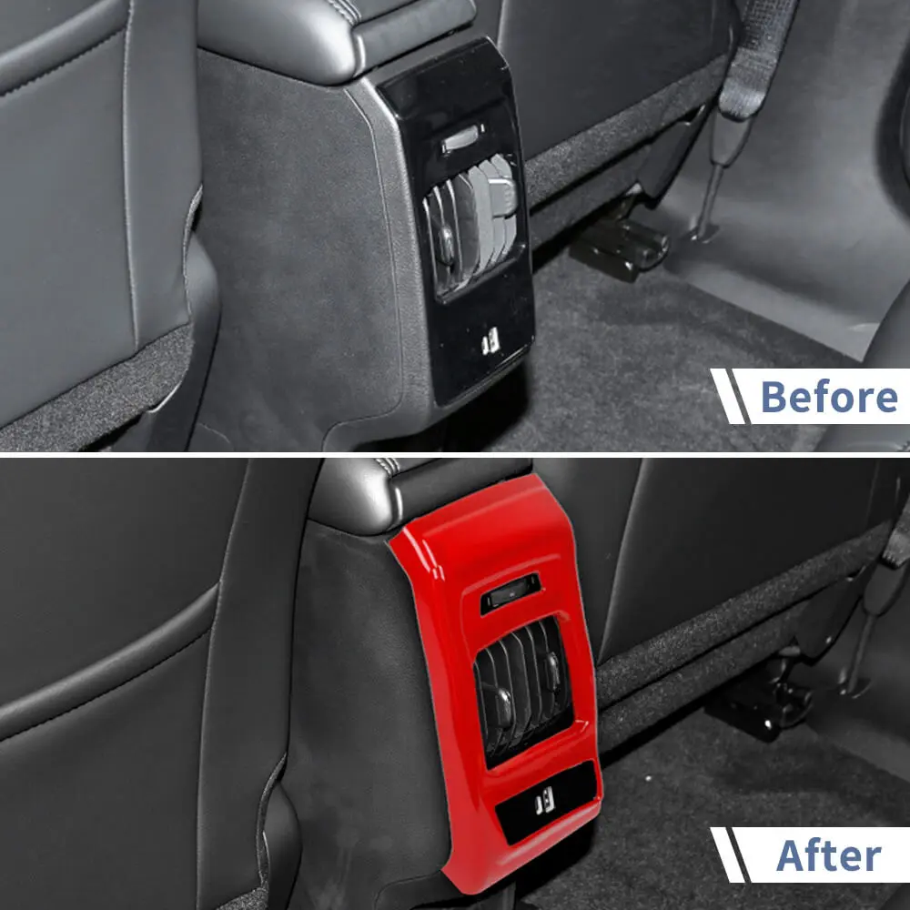 For 2021-2025 Jeep Compass Rear Air Vent Outlet Panel Cover Trim - Image 2