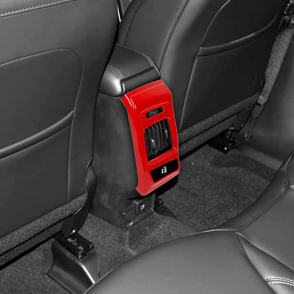 For 2021-2025 Jeep Compass Rear Air Vent Outlet Panel Cover Trim - Image 5