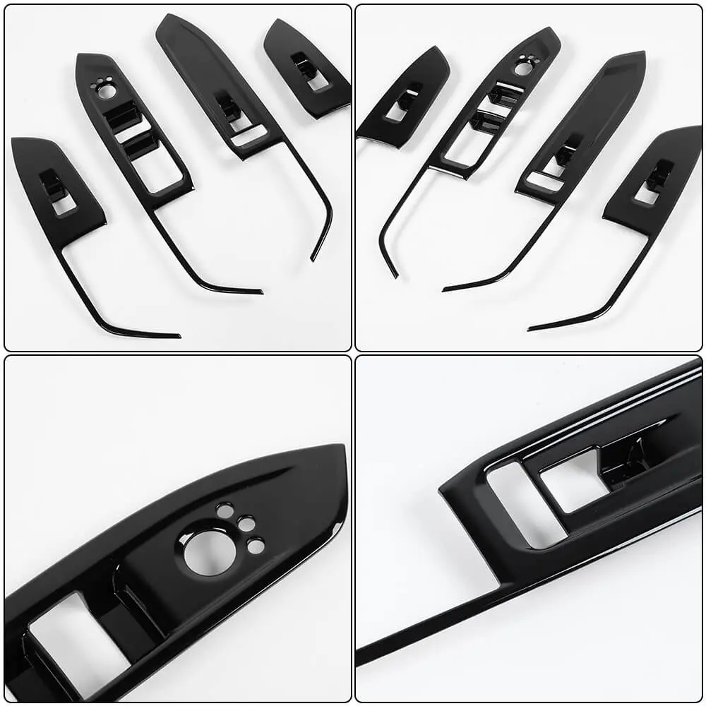 For 2021-2025 Jeep Compass Inner Door Window Lift Switch Panel Trim Cover Bezel - Image 10