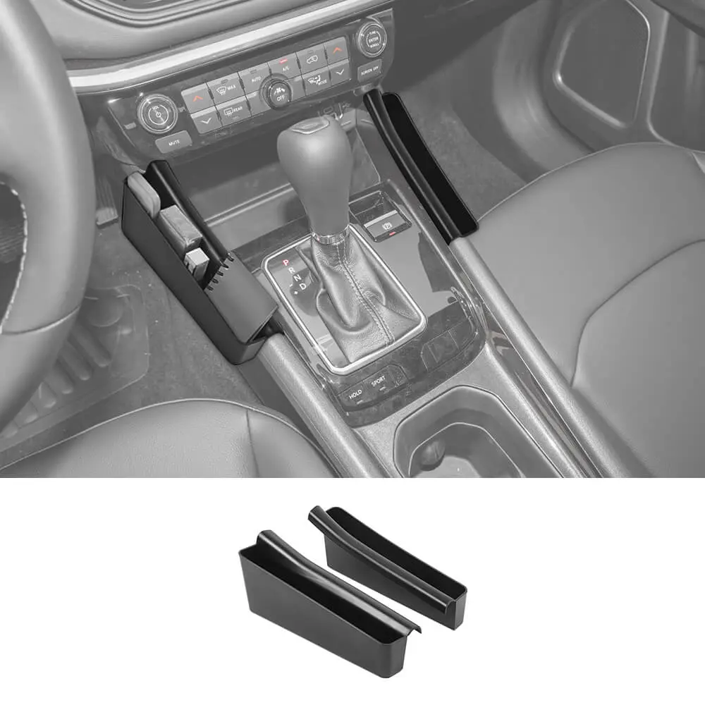 For 2021-2025 Jeep Compass Interior Gear Shift Storage Box Organizer Tray – Center Console Organizer