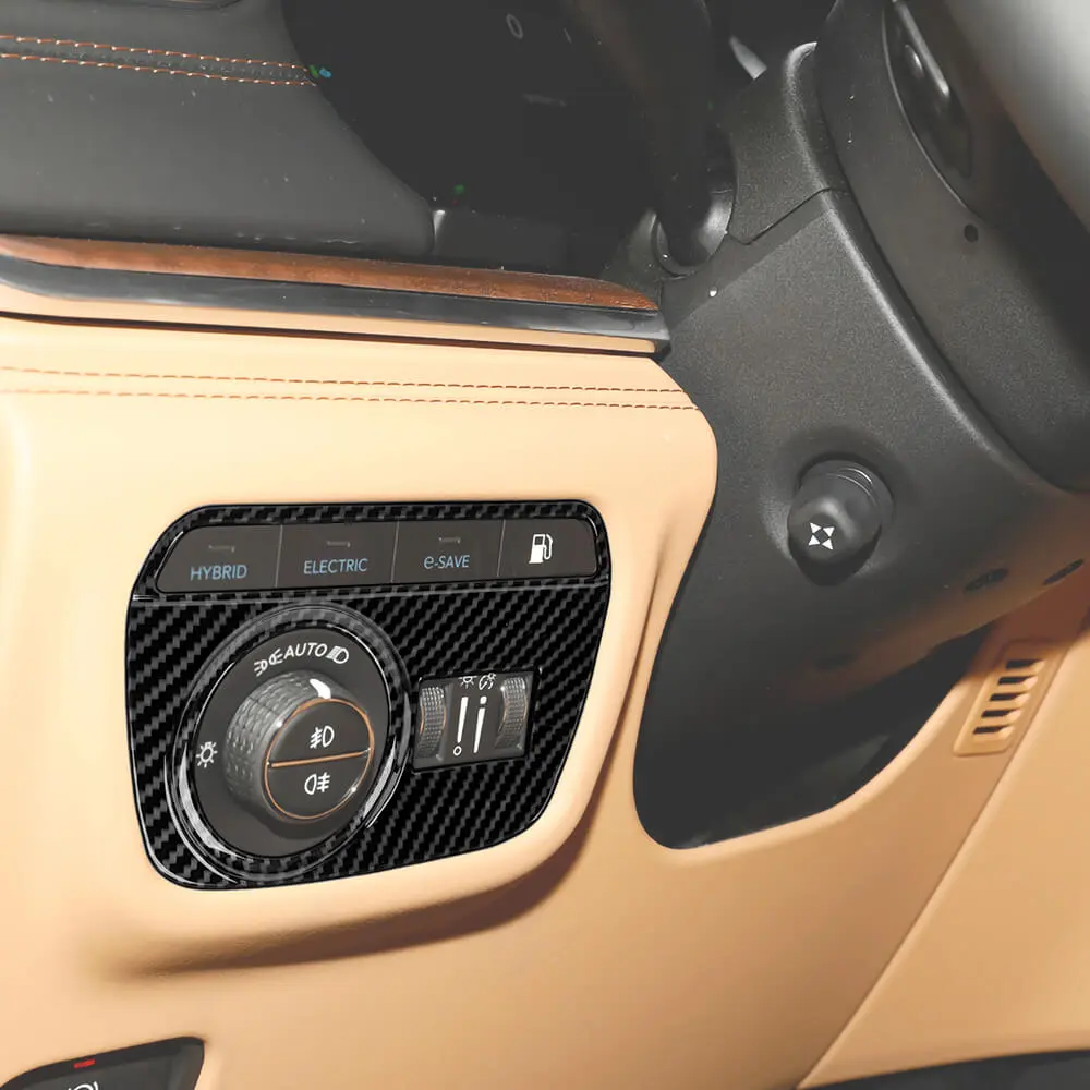 For 2021+ Jeep Grand Cherokee L Inner Headlight Switch Panel Cover Trim - Image 5