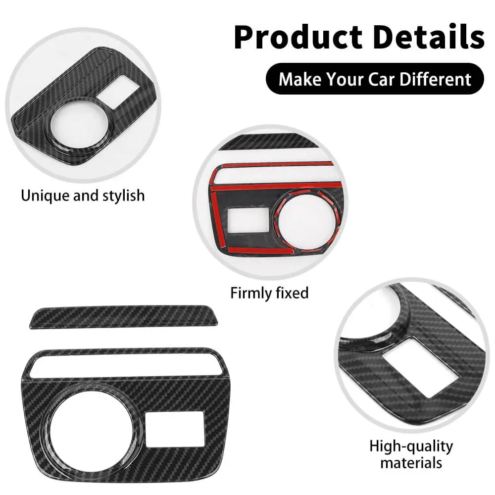 For 2021+ Jeep Grand Cherokee L Inner Headlight Switch Panel Cover Trim - Image 9