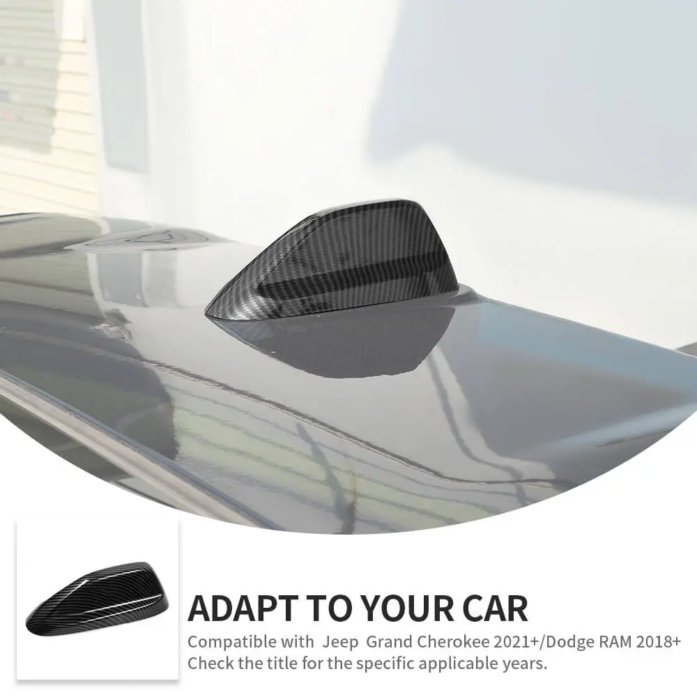 For 2021+ Jeep Grand Cherokee L Exterior Antenna Base Cover Trim - Image 8