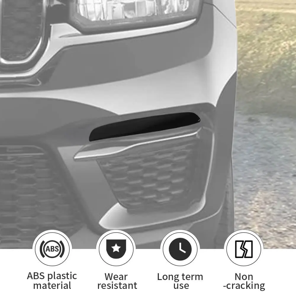 For 2021+ Jeep Grand Cherokee L Front Fog Light Lamp Guard Cover Trim - Image 9