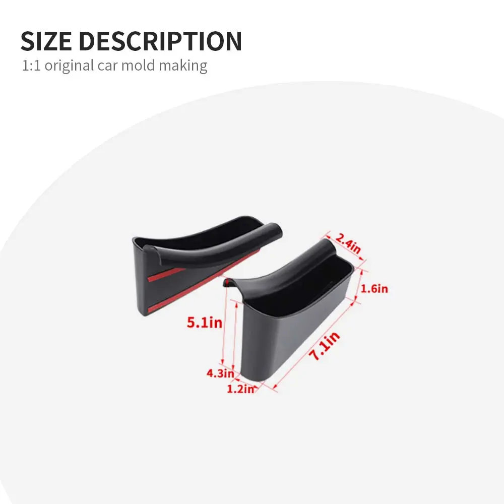 For 2021+ Jeep Grand Cherokee L Center Console Gear Shift Side Storage Box Organizer Tray - Image 10