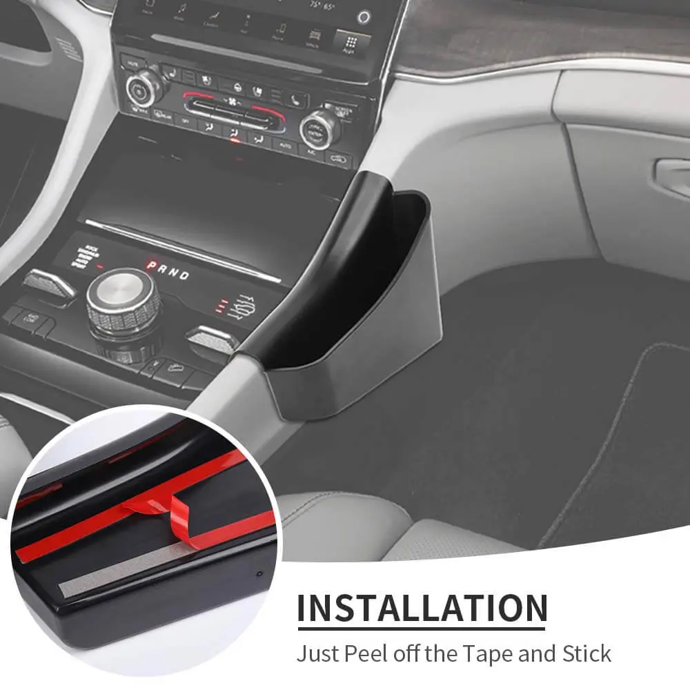 For 2021+ Jeep Grand Cherokee L Center Console Gear Shift Side Storage Box Organizer Tray - Image 6