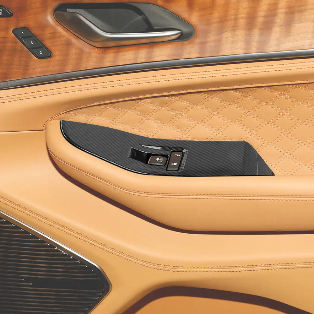 For 2021+ Jeep Grand Cherokee L Window Lift Switch Panel Cover Trim - Image 3