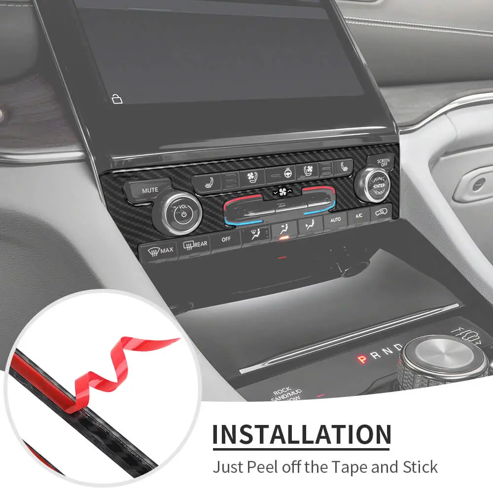 For 2021+ Jeep Grand Cherokee L 18 x Inner Center Consol Dash Decor Cover Trim Kit - Image 11