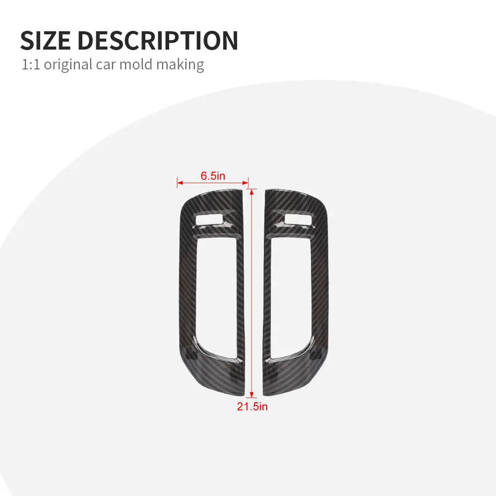 For 2022+ Jeep Grand Cherokee L B Pillar Air Vent Outlet Cover Trim - Image 10