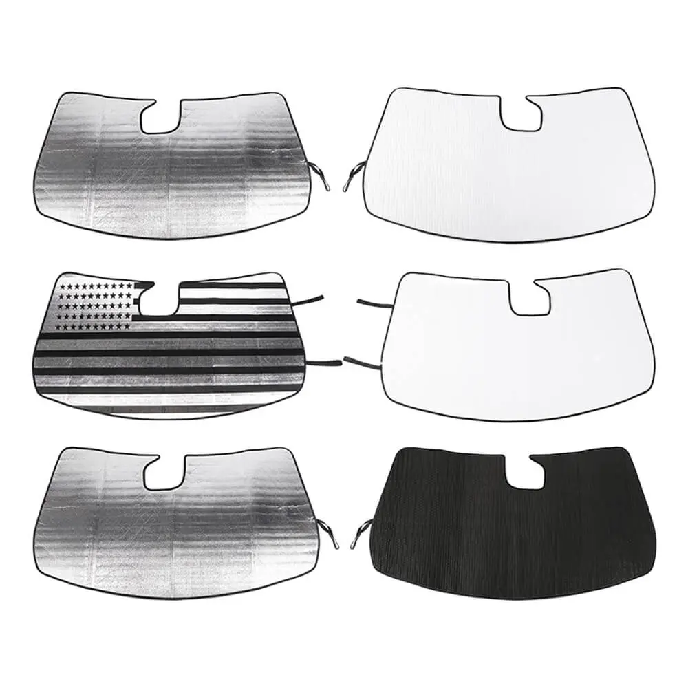 For 2022+ Jeep Grand Cherokee L Front Windshield Visor Sun Shade UV Blocking Insulate - Image 12
