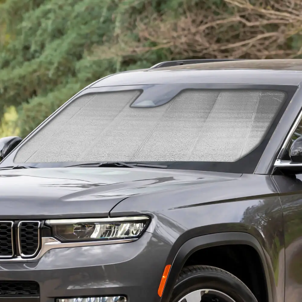 For 2022+ Jeep Grand Cherokee L Front Windshield Visor Sun Shade UV Blocking Insulate - Image 3