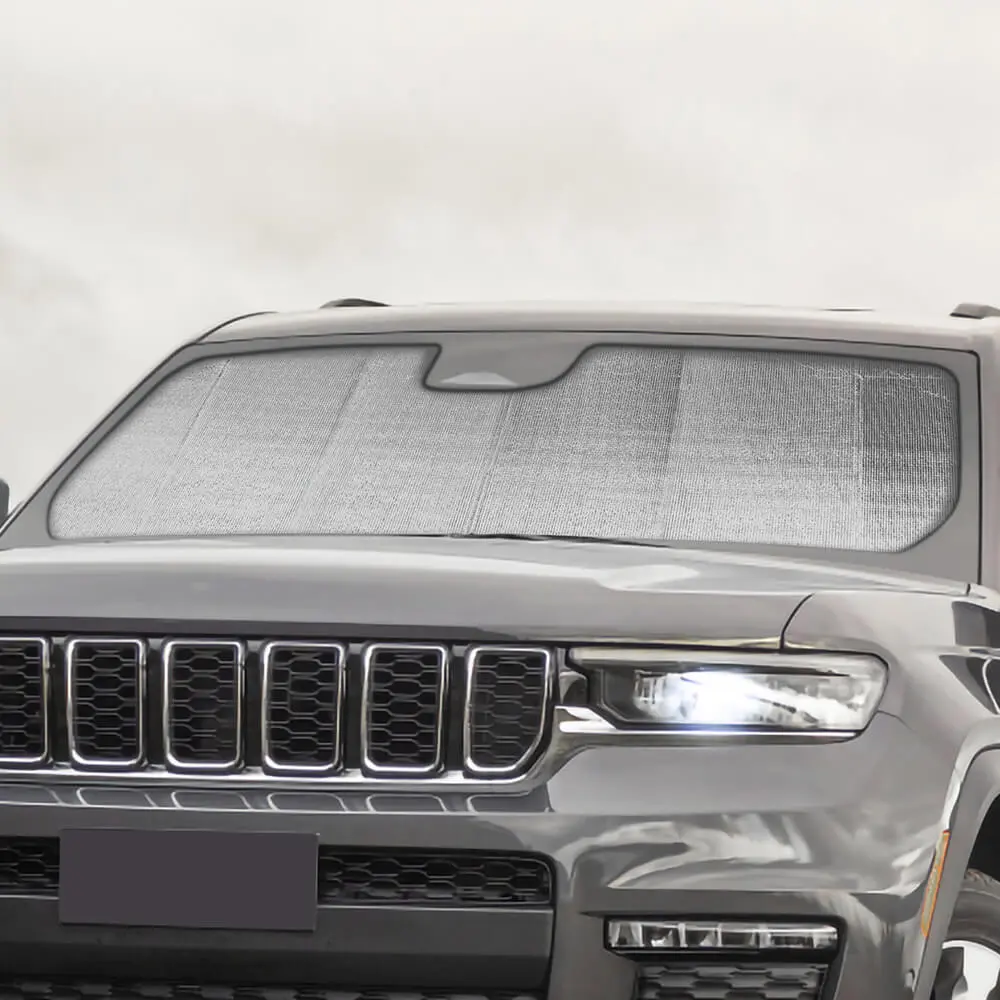 For 2022+ Jeep Grand Cherokee L Front Windshield Visor Sun Shade UV Blocking Insulate - Image 4