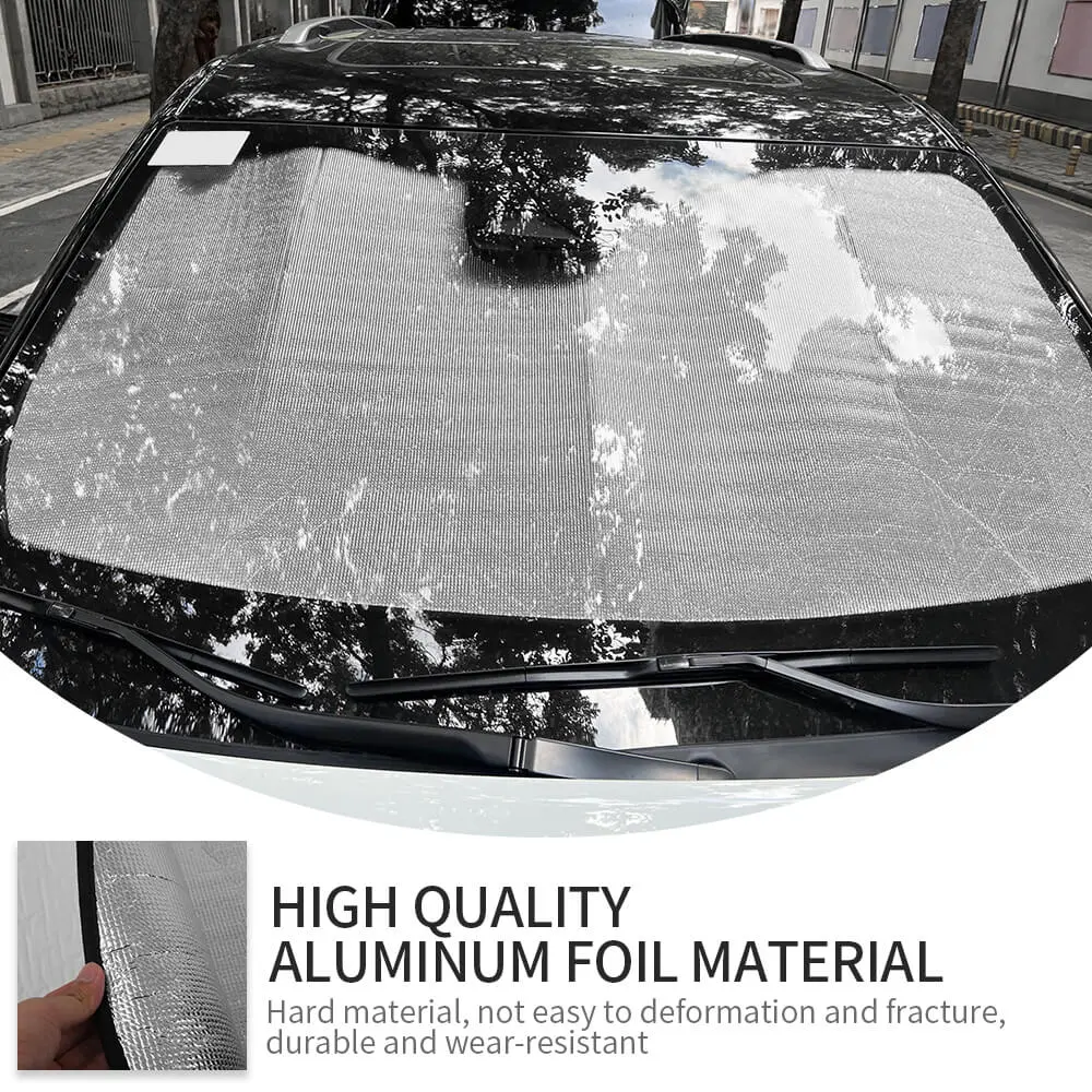 For 2022+ Jeep Grand Cherokee L Front Windshield Visor Sun Shade UV Blocking Insulate - Image 6