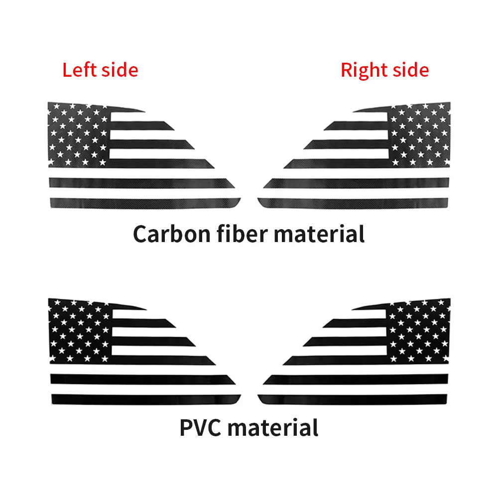 For 2022+ Jeep Grand Cherokee L Rear Window Decals Sticker Trim US Flag - Image 10