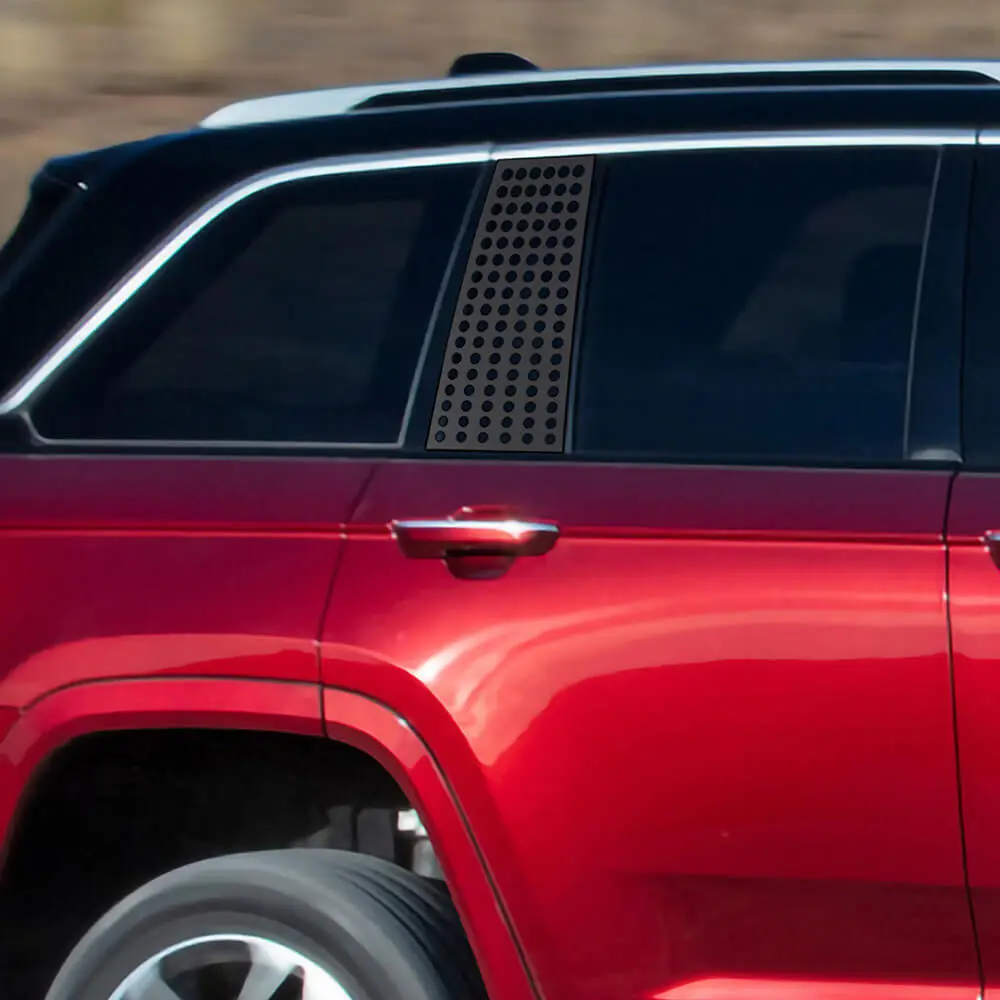 For 2022+ Jeep Grand Cherokee L Rear Window Triangle Glass Decor Cover - Image 4