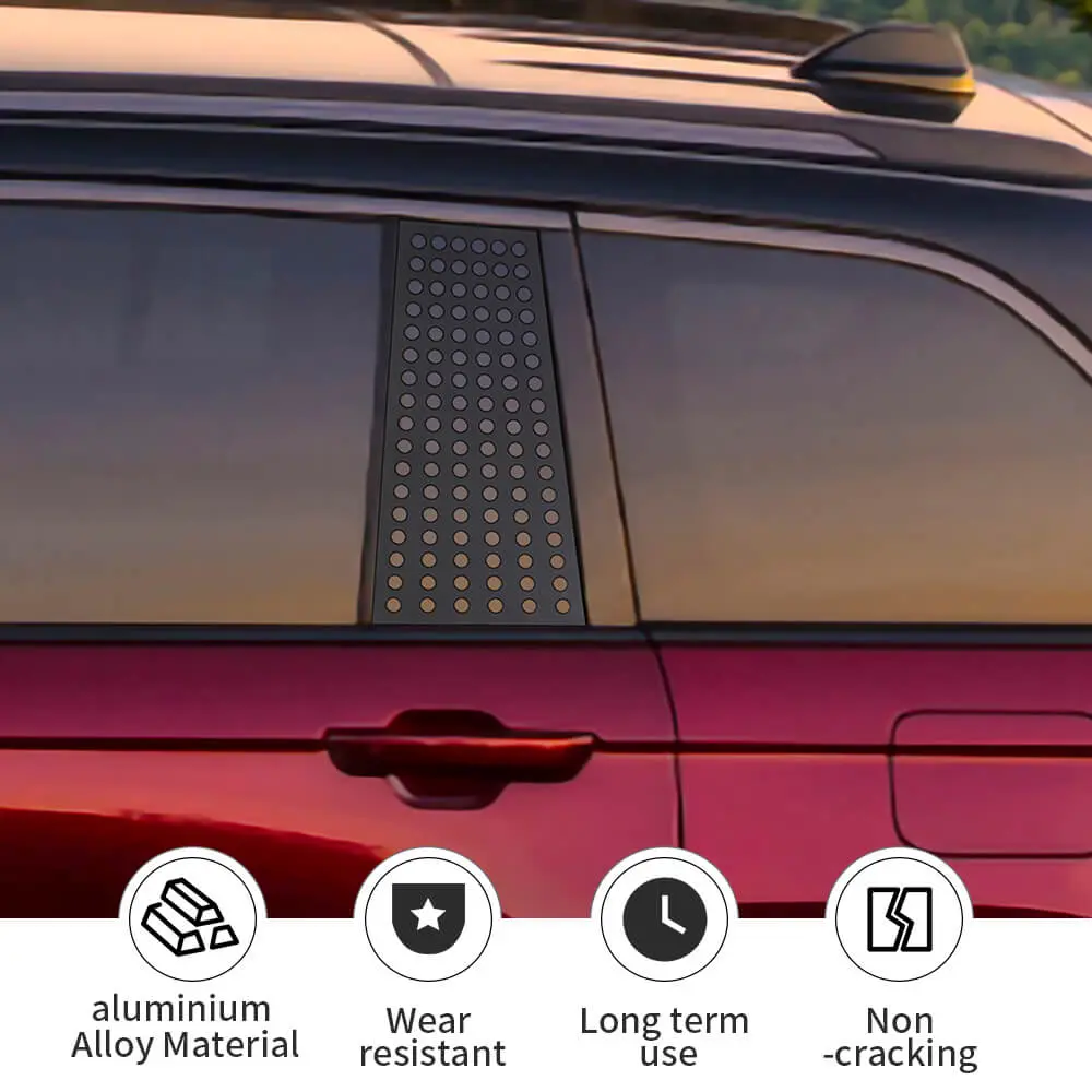 For 2022+ Jeep Grand Cherokee L Rear Window Triangle Glass Decor Cover - Image 8