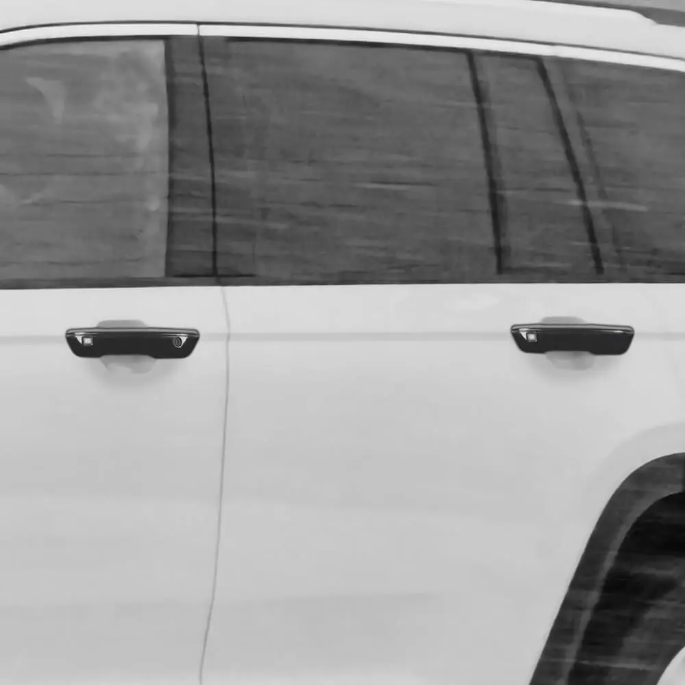 For 2022+ Jeep Grand Cherokee L Rearview Side Mirror Cover & Door Handles Trim - Image 17