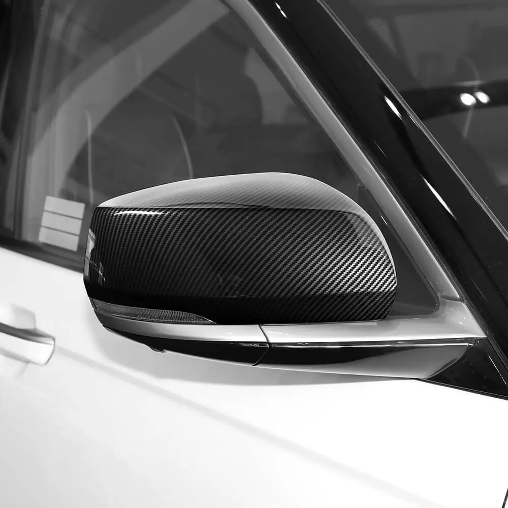 For 2022+ Jeep Grand Cherokee L Rearview Side Mirror Cover & Door Handles Trim - Image 4
