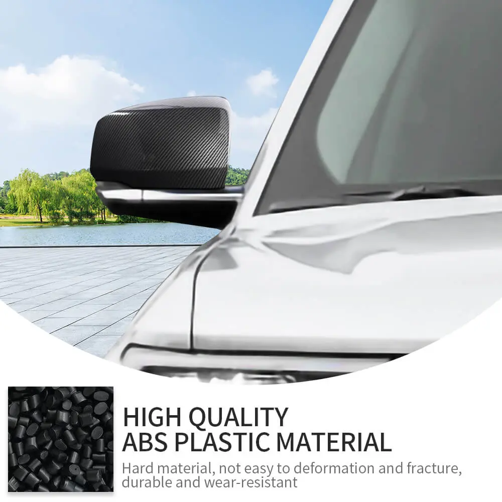 For 2022+ Jeep Grand Cherokee L Rearview Side Mirror Cover & Door Handles Trim - Image 9