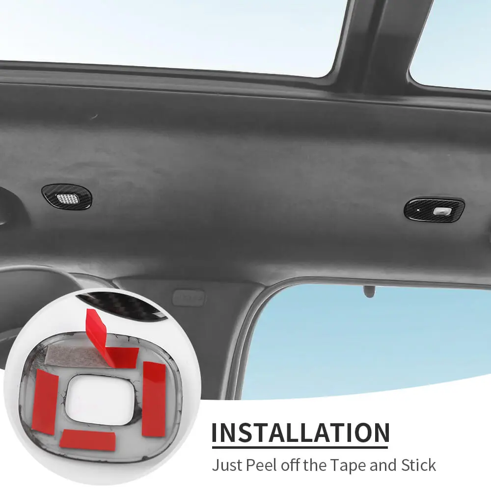 For 2022+ Jeep Grand Cherokee L Roof Speaker&Reading Light Decor Trim - Image 5
