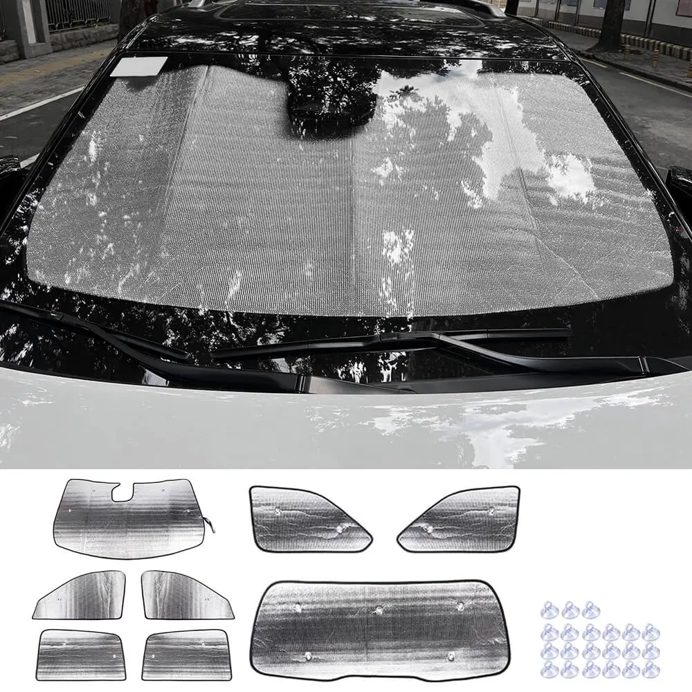 For 2022+ Jeep Grand Cherokee L Windshield Full Window Glass Sun Visor Full Sunshade