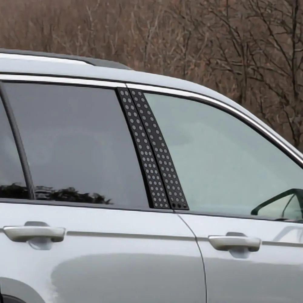 For 2021+ Jeep Grand Cherokee Window Middle Pillar Posts Sticker Trim - Image 2