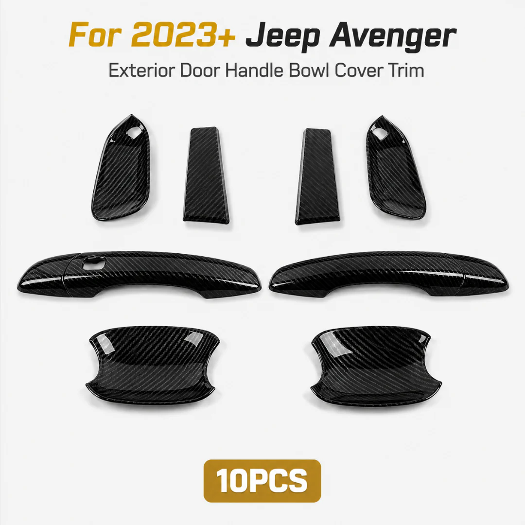 For 2023+ Jeep Avenger 10 x Exterior Door Handle Bowl Shell Decor Cover Trim - Image 3