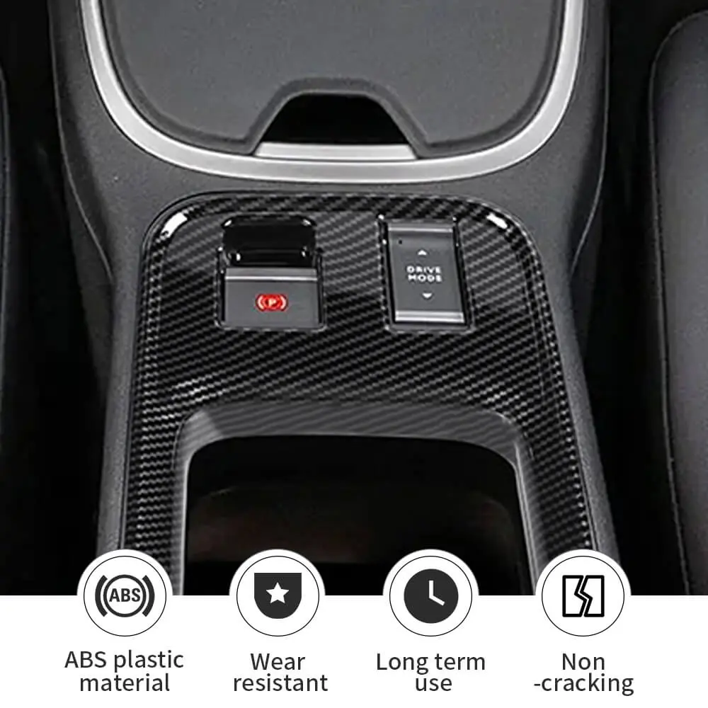 For 2023+ Jeep Avenger Central Cup Holder Control panel Frame Trim - Image 5