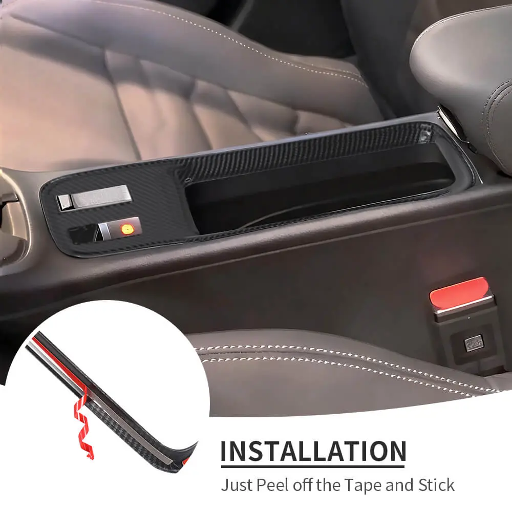 For 2023+ Jeep Avenger Central Cup Holder Control panel Frame Trim - Image 6