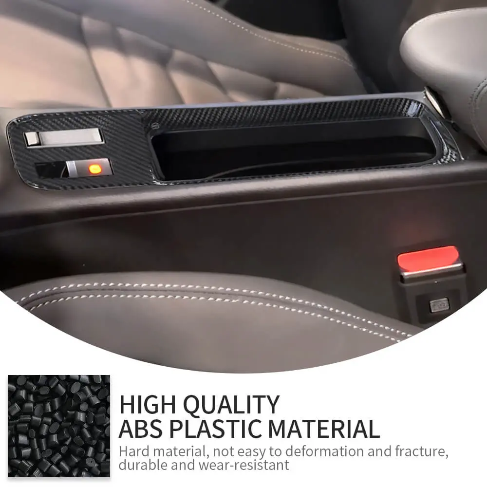 For 2023+ Jeep Avenger Central Cup Holder Control panel Frame Trim - Image 8
