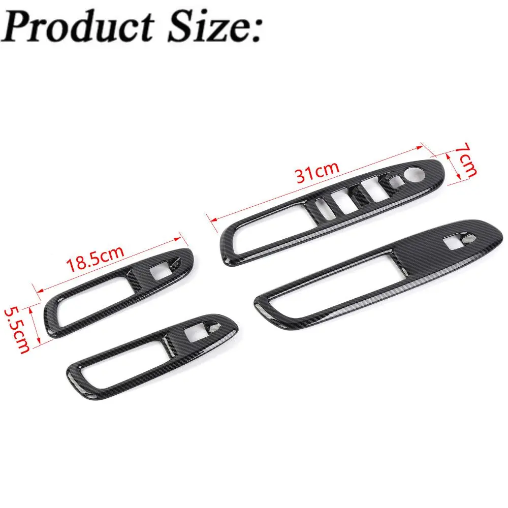 For 2023+ Jeep Avenger Window Switch Lift Frame Button Cover Decor Trim - Image 10