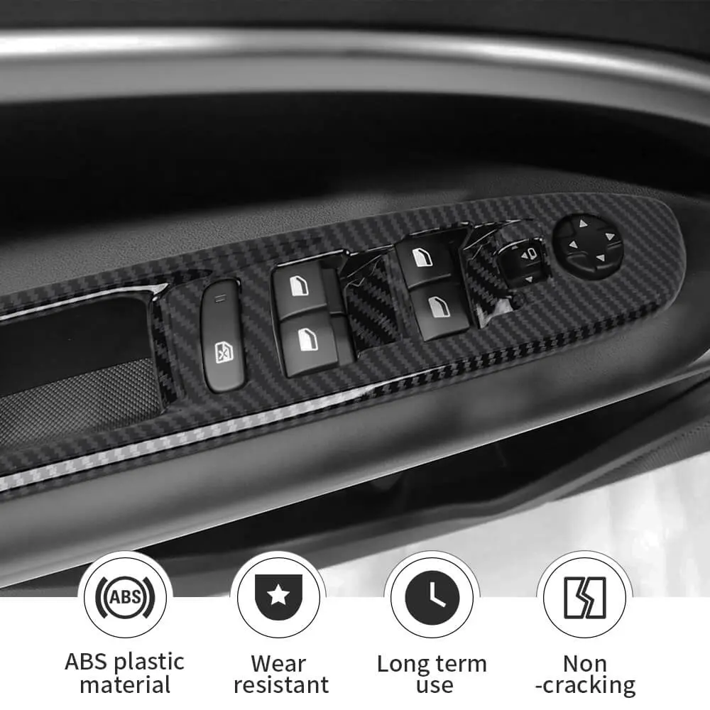 For 2023+ Jeep Avenger Window Switch Lift Frame Button Cover Decor Trim - Image 5