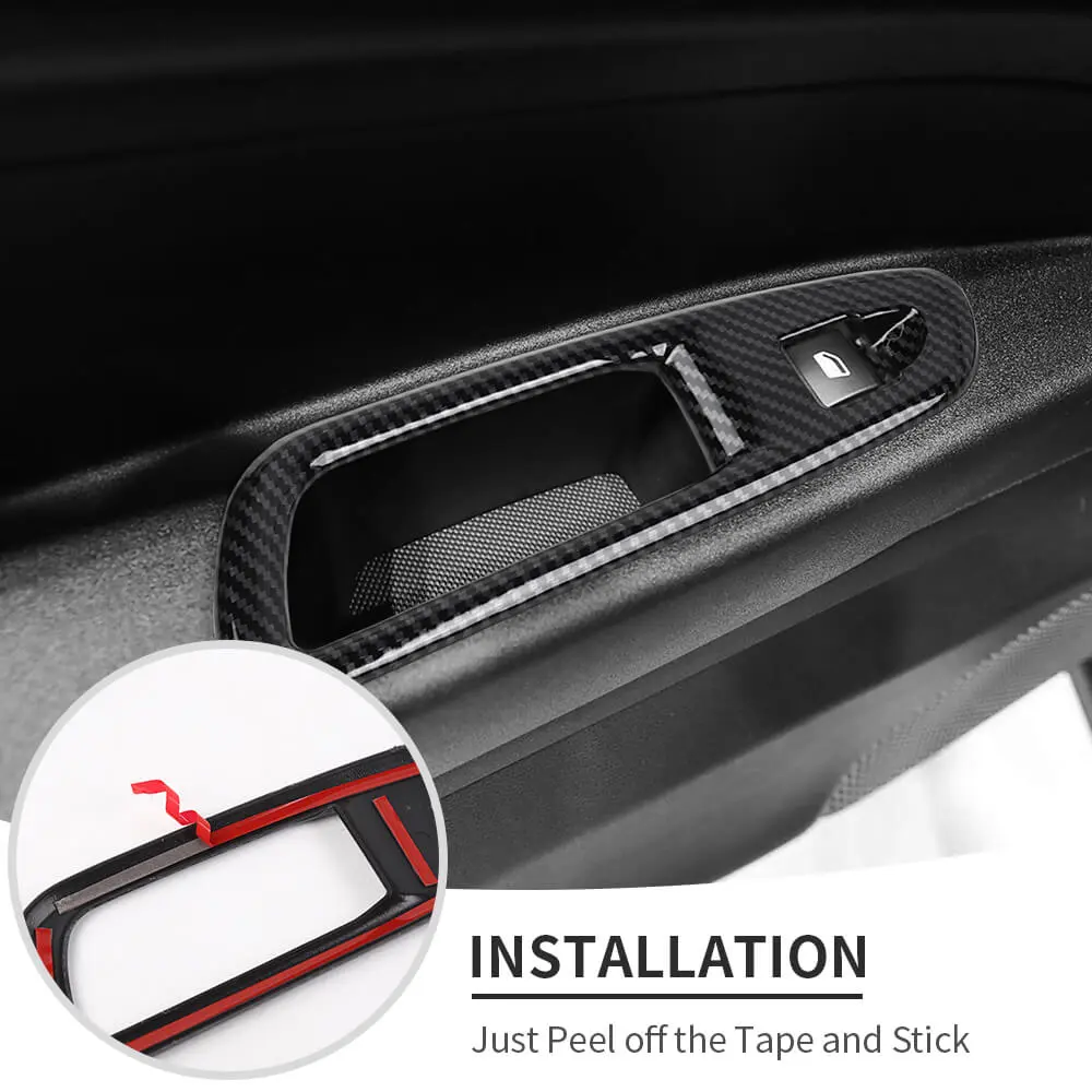 For 2023+ Jeep Avenger Window Switch Lift Frame Button Cover Decor Trim - Image 6