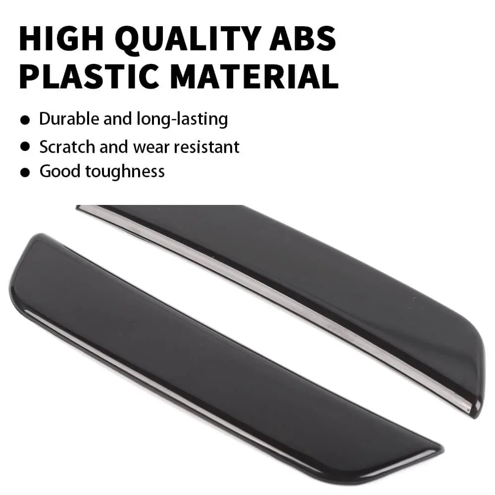 For 2024+ Jeep Grand Cherokee Smoked Front Wheel Eyebrow Light Cover Trim - Image 7