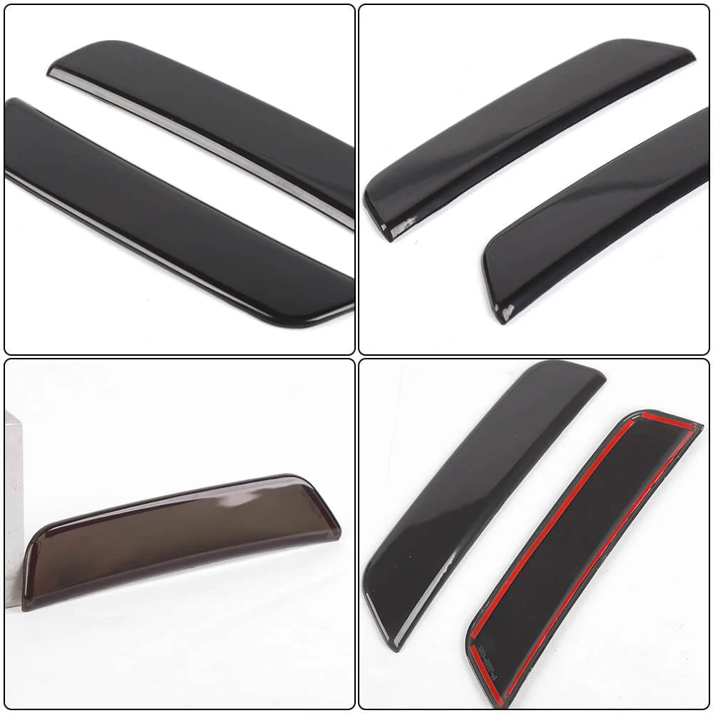 For 2024+ Jeep Grand Cherokee Smoked Front Wheel Eyebrow Light Cover Trim - Image 9